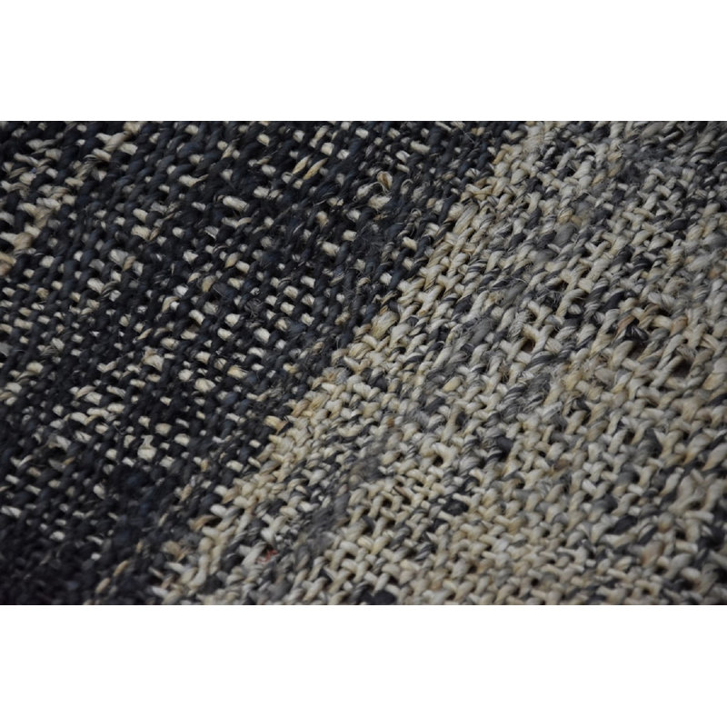 Tapis noué la zone grise à la main Kurtis, Rectangle 5 pi x 8 pi