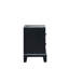 Table de chevet 2 tiroirs avec prises CA / USB
