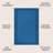 Mariques Classic 2-Stripe Border Washable Blue/Navy Rug-1526472415