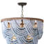 Wood Bead Chandelier-105437790