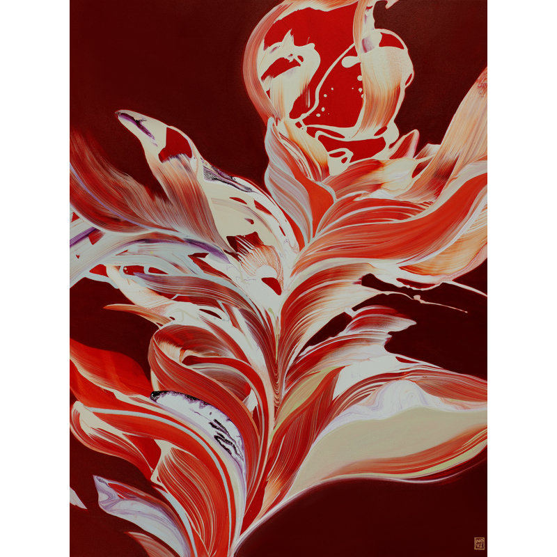 Makara Print by Novi Lim, 32" H x 24" W, Wrapped Canvas