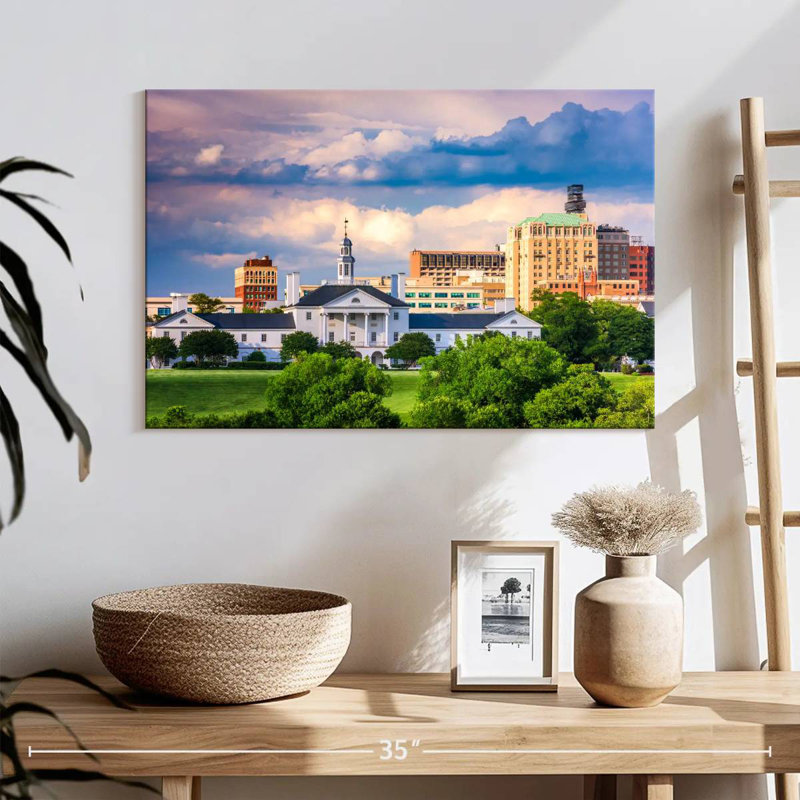 Richmond Virginia Cloudscape, 16" H x 24" W