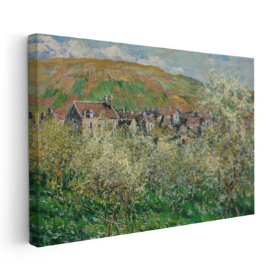 Floraison de pruniers, 1879 - reproduction d'art sur toile