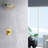 SUMERAIN Shower Only Faucet with Pressure Balance Valve, Brushed Gold Shower Faucet with Rainfall Showerhead