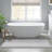 1 PCS 24X60" 100% Cotton Tufted 3000 GSM Reversible Bath Rug Grey-1103732085