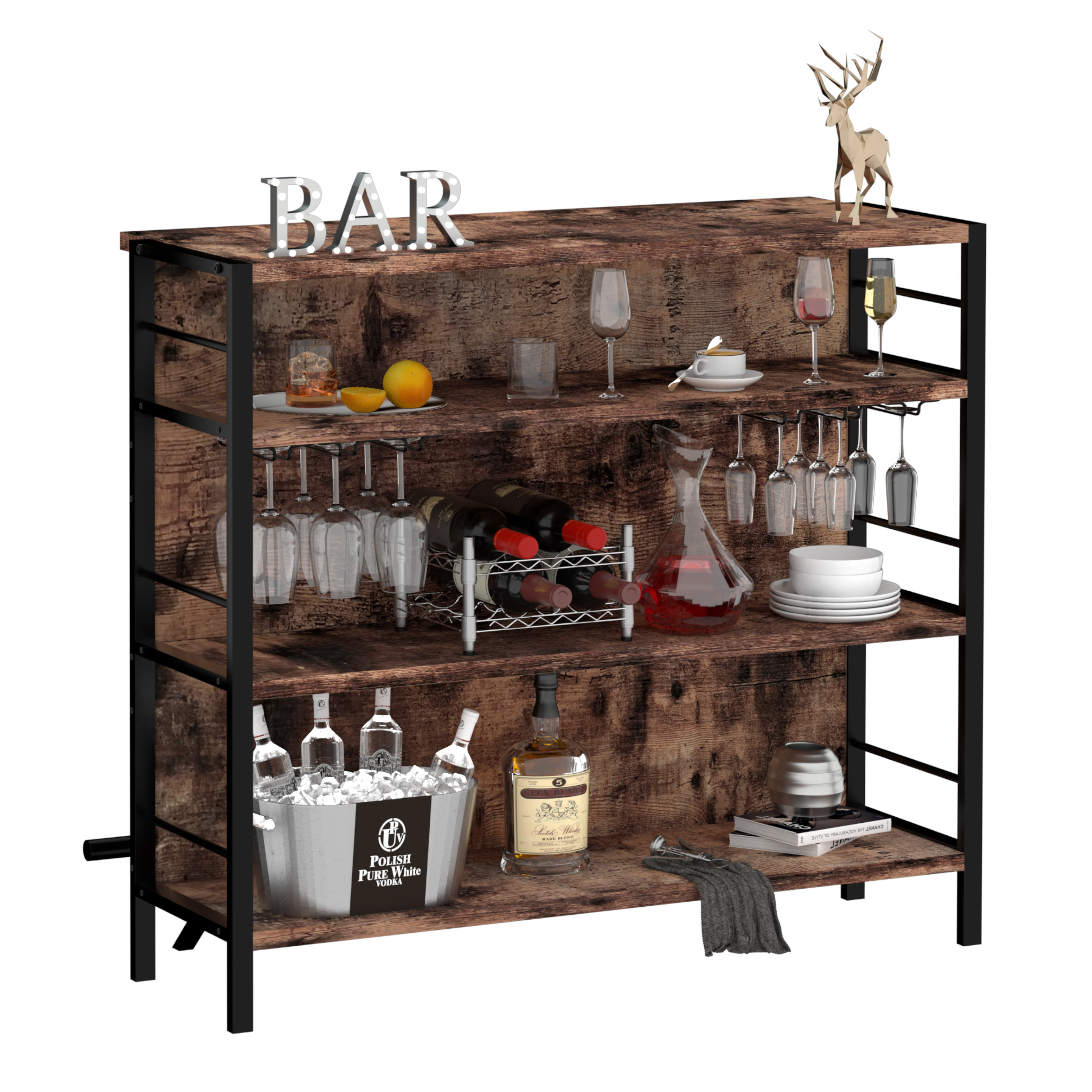 17 Stories Waqaar 47.2'' Bar Wayfair