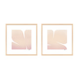 Clouds 1&2. Set Of 2 Painting by Lee Lessem