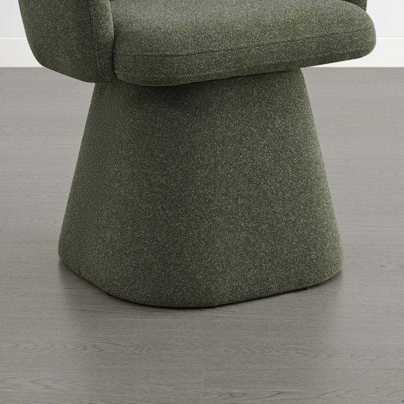 Fauteuil demi-tonneau pivotant Modern 360, Vert