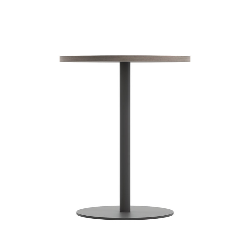 60Cm Pedestal Dining Table, Grey Oak