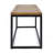 Jeco Industrial Wood And Metal Bench-2052428378