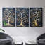 Lanscape Study Series XXVII - Ensemble de toiles tendues avec châssis Premium - Prêt à être accroché-807787708