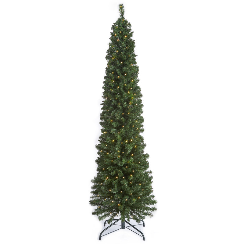 5.91' H Lighted Artificial Fir Christmas Tree