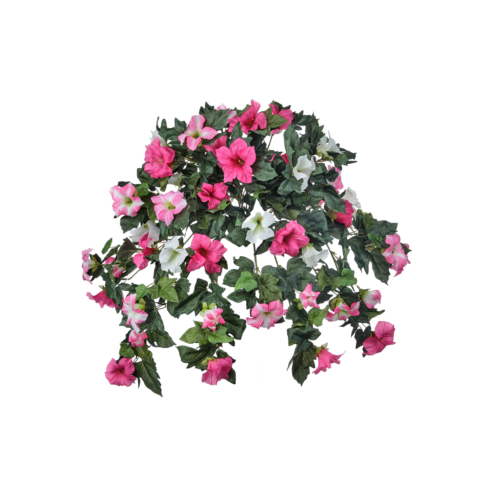 26" UV Hanging Petunia Plant, Pink