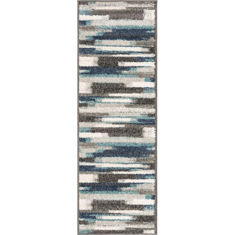 Hareer Abstract Indoor Rug, Runner 2' x 6'