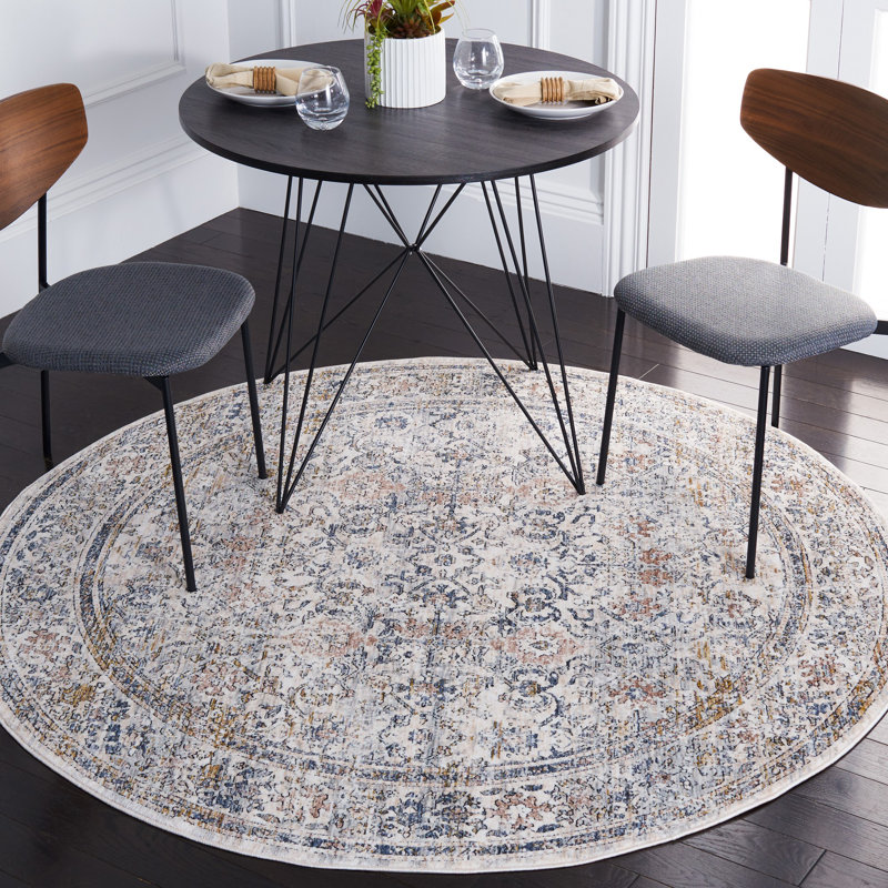 Gefell 600 Performance Oriental Rug, Round 6'