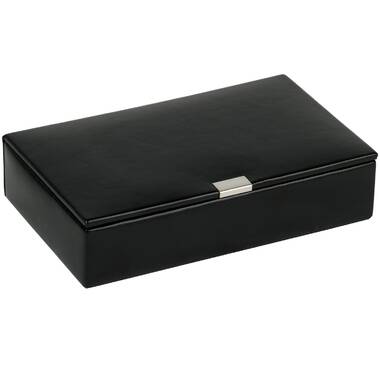 Executive Men Jewelry Box Valet Tray W/ Drawer Storage Box Organizer  Nightstand