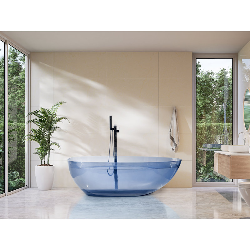 Monquie 169mm x 78mm Solid Surface Bathtub, Blue