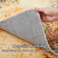 Soft Cashmere Feel Area Rug – Non Slip Low Pile Living Room & Bedroom Carpet, Machine Washable-121775462