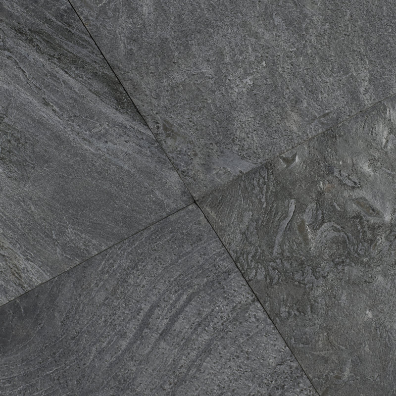 Strata Gris 16 in. x 16 in. Gauged Quartzite Floor and Wall Tile