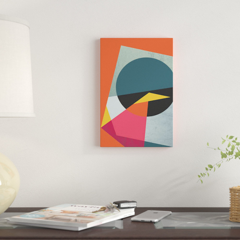 East Urban Home 'Graphic II' Graphic Art Print on Canvas | Wayfair