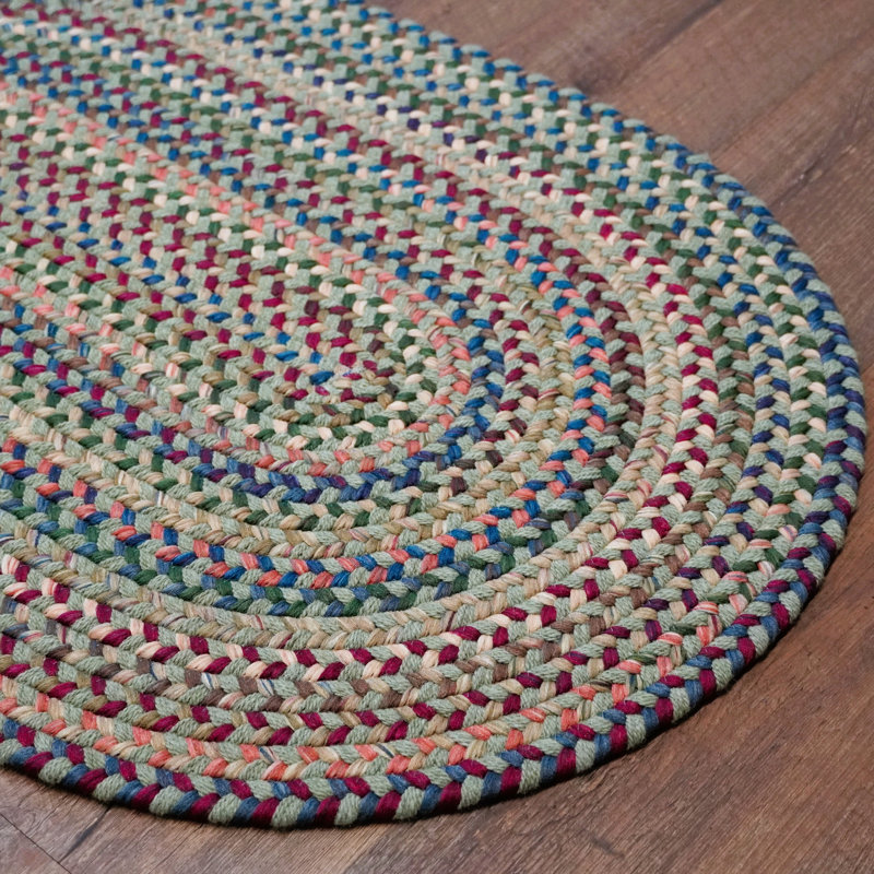 Tapis multicolore Cloverdale, Ovale 12 pi x 15 pi