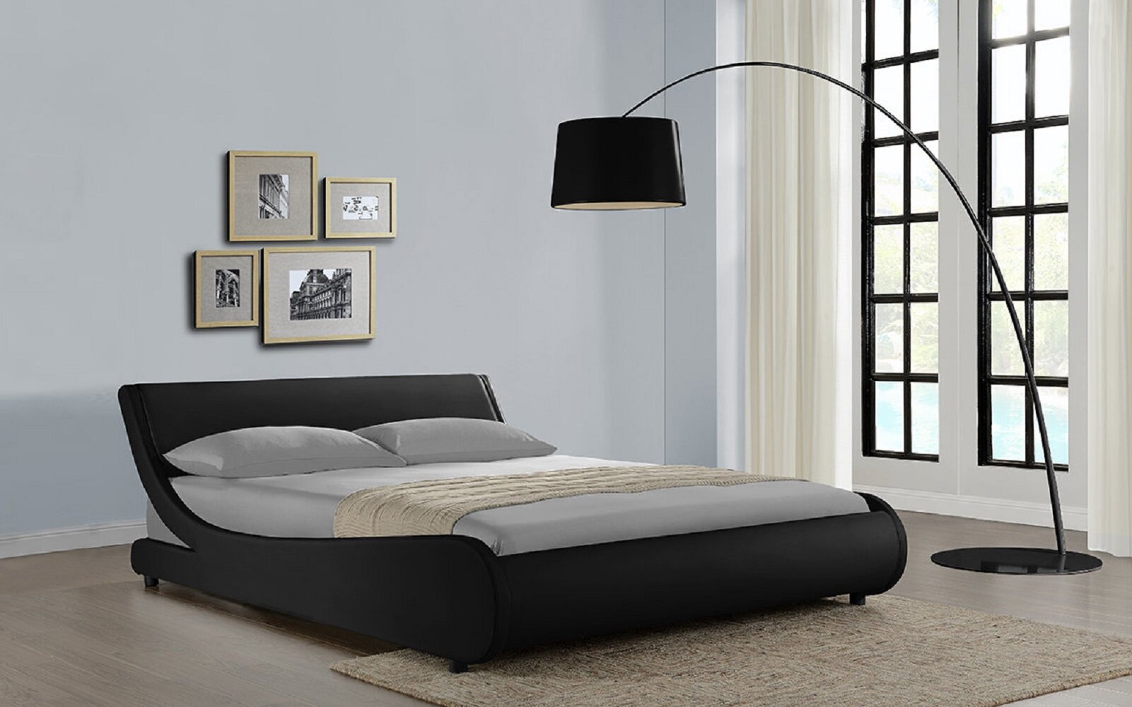 Neher upholstered online standard bed