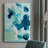 " Teal Composition II "-42310130