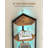 Corner Shelf with LED Light, 5-Tier Corner Bookshelf, Tall Narrow Display Bookcase with Metal Frame, Standing Shelf for Small Space, Living Room, Home Office, Bedroom, Rustic Brown-428874691-428874690