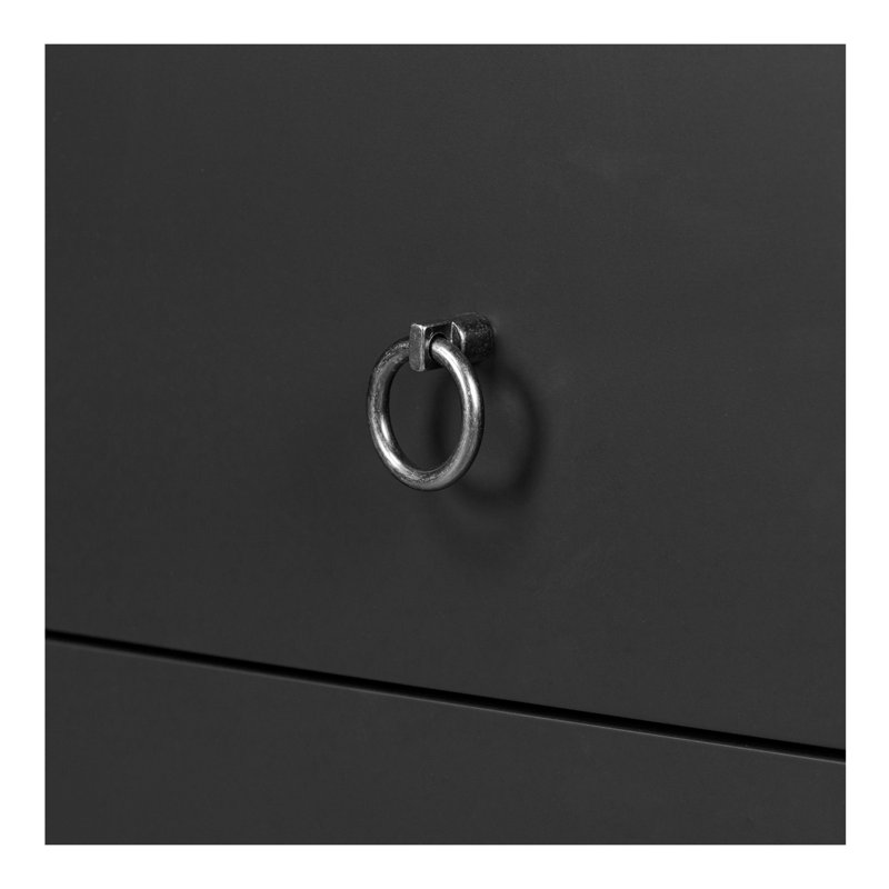 Satie 6 DRAWER DRESSER, Black