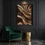 Abstrait art fluide sur toile noire 7-1510323837