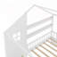 Lit de plancher en forme de maison avec rangement et rideaux-945247398-945247401