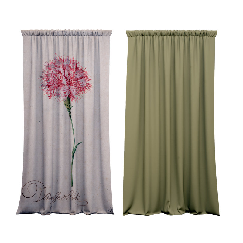 Jamasia Blackout Curtain Panel Pair, 145 W x 300 D cm