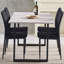 Velvet Upholstered Dining Chair Set High Back-1230257284