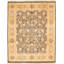 Tapis unique en laine noué à la main bleu marine / beige 7 pi 9 po x 10 pi nouvel âge pako persan