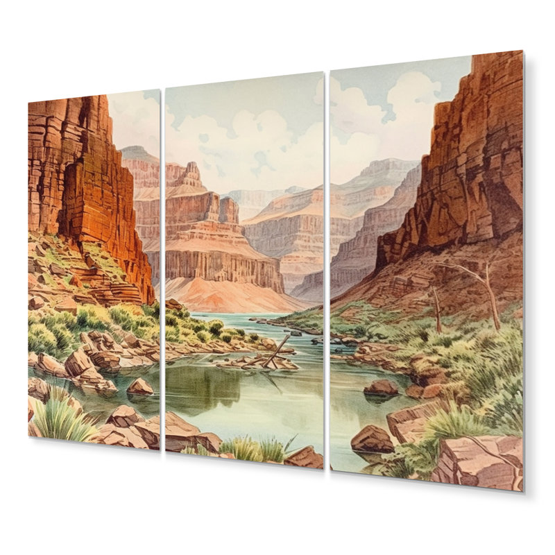 Rustic Landscape & Nature Wall Decor on Metal