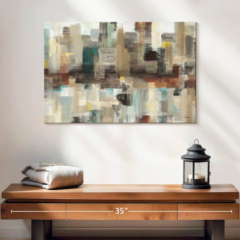 Sidewalks, 16" H x 24" W