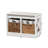 Polyester Upholstered Storage Bench