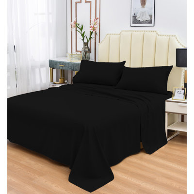 Ensemble de draps 1800 fils en rayonne