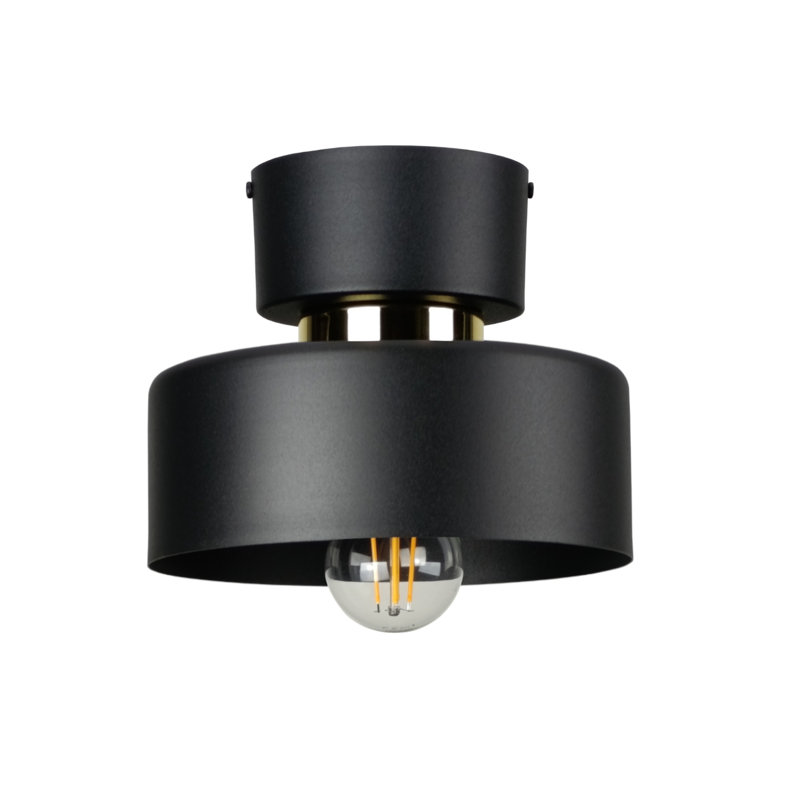 Flush Mount, Matte Black