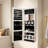 14.5'' Wide Wall Jewelry Armoire With Mirror & Led Light-205587813