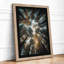 Woodland Canopy Ascent Scandinavian - Framed Print-1058601182-1058601176
