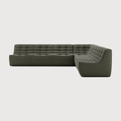 N701 Modular Sofa Set - Combo Left - 1 Seater + 2 Seater + 90° Square Corner