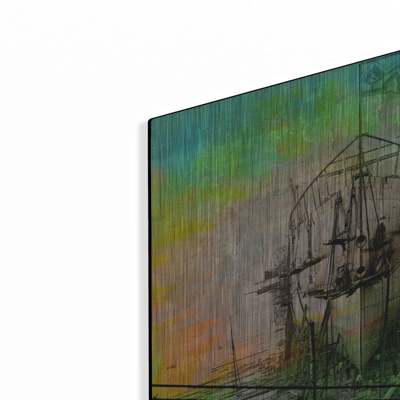 «Ship Builders» par Elena Ray, H 12 po x l 12 po