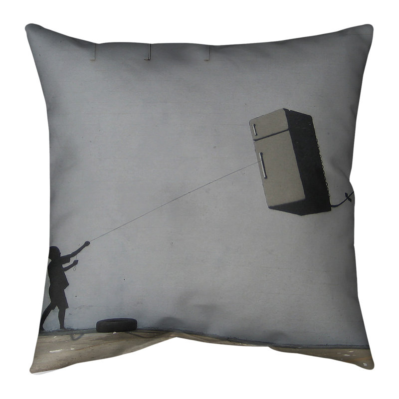 Reversible Pillow Cover, 14" x 14"