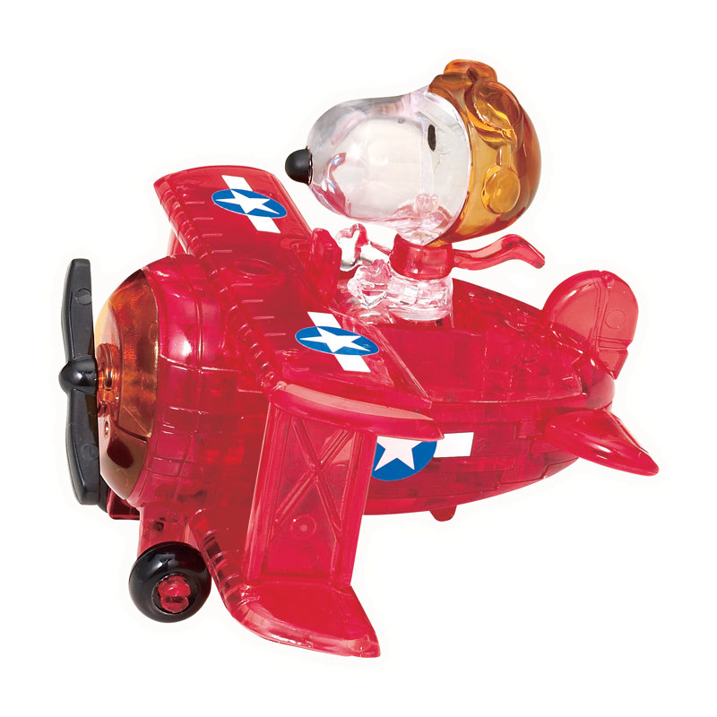 Snoopy Flying Ace 3D Crystal Puzzle with 39 Pieces