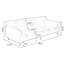 Canapé modulaire en cuir Black Cat Paw-241703301