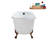 57.5'' x 29.5'' Soaking Acrylic Bathtub-83636129-83636117