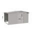 8 ft. W X 6 ft. D Metal Garage Shed