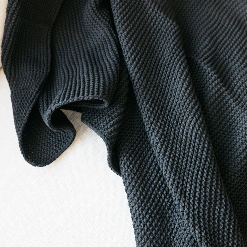 Rogowski Knitted Throw Blanket
