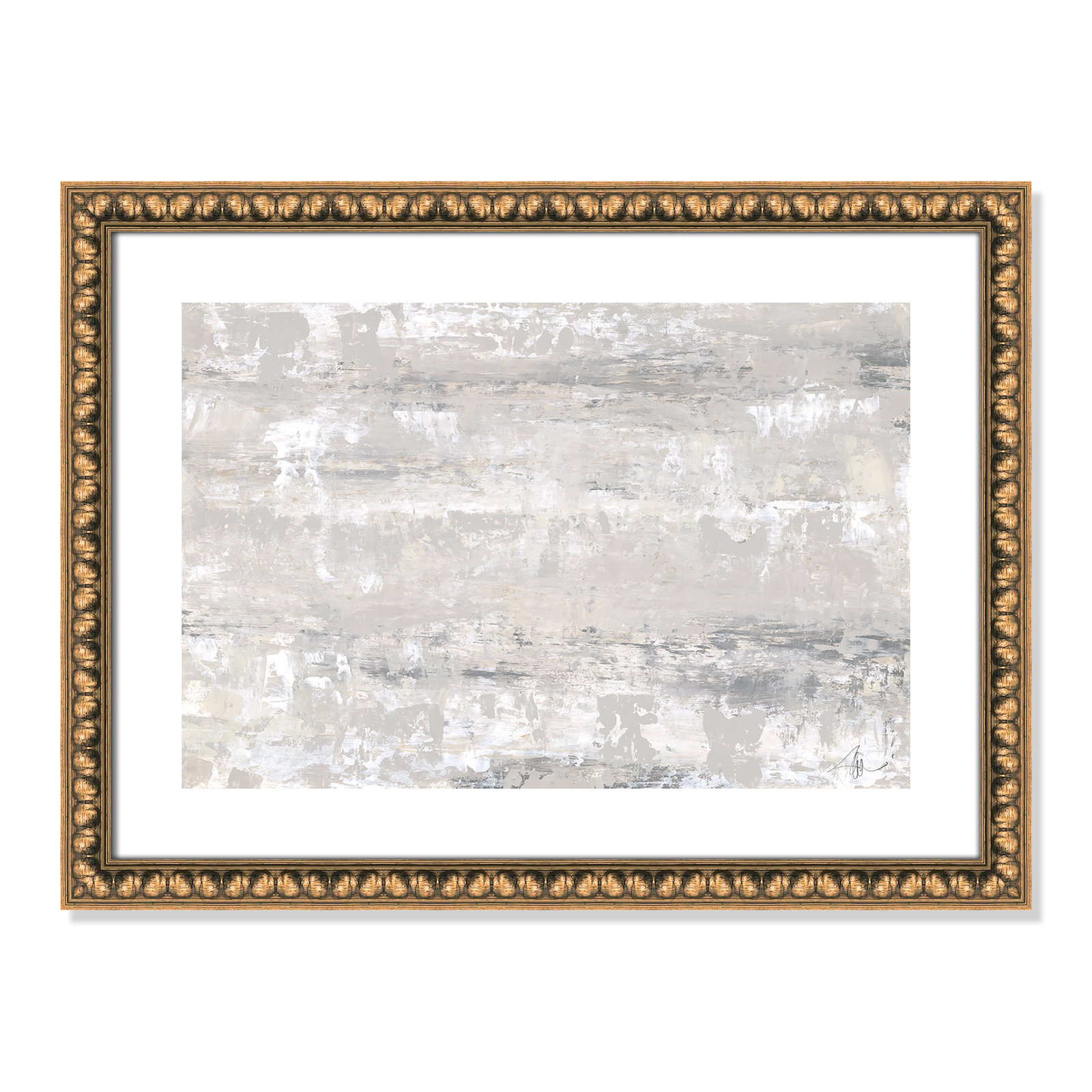 Tryston "Desert Winds" Print by Filippo Ioco, Gold Bead Framed Paper, 17" H x 23" W x 1.13" D